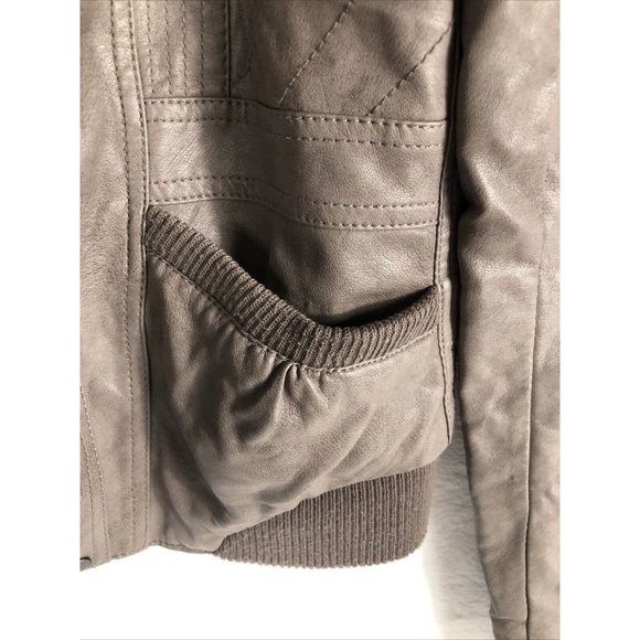 Xhilaration Brown Jacket  Women’s Coat Adult Size Medium - Picture 6 of 10